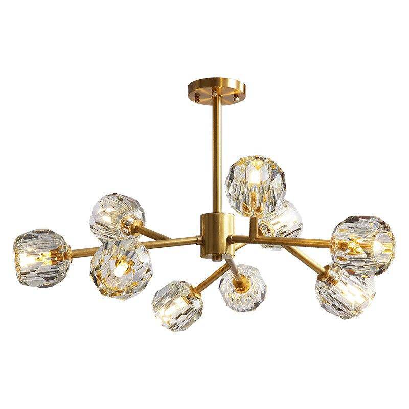 Luxury Gold LED Design Chandelier with Crystal Ball Norenza
