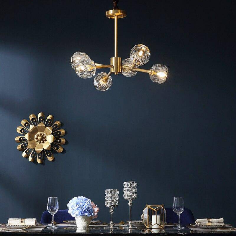 Luxury Gold LED Design Chandelier with Crystal Ball Norenza