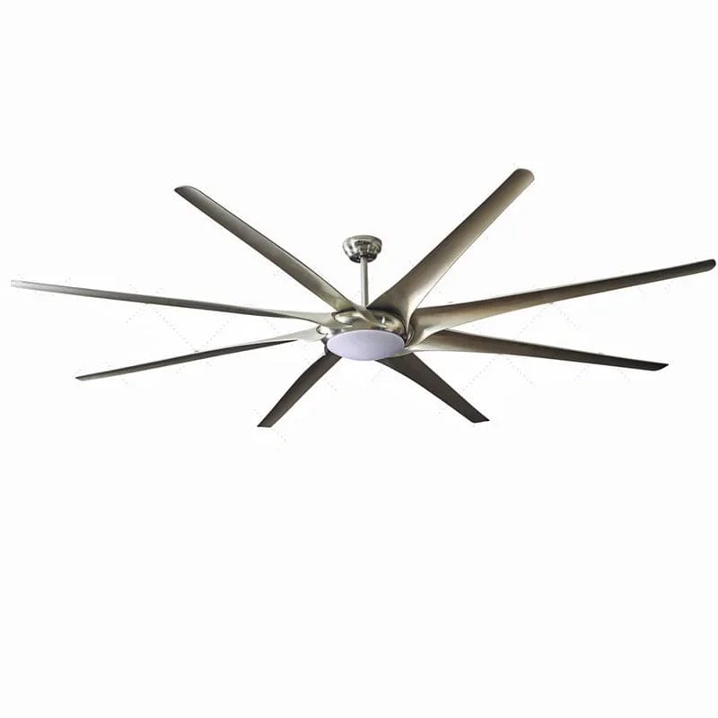 Luxury Industrial Ceiling Fan for Hotels and Clubs Silver / 100" Norenza