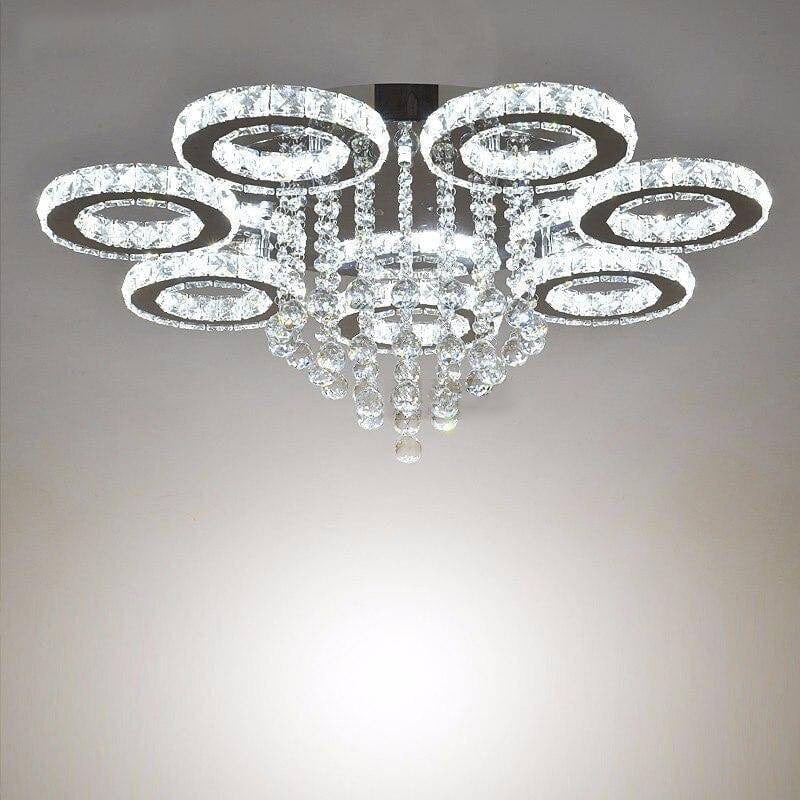 Luxury LED Crystal Glass Chandelier Clear / 7 lights Norenza