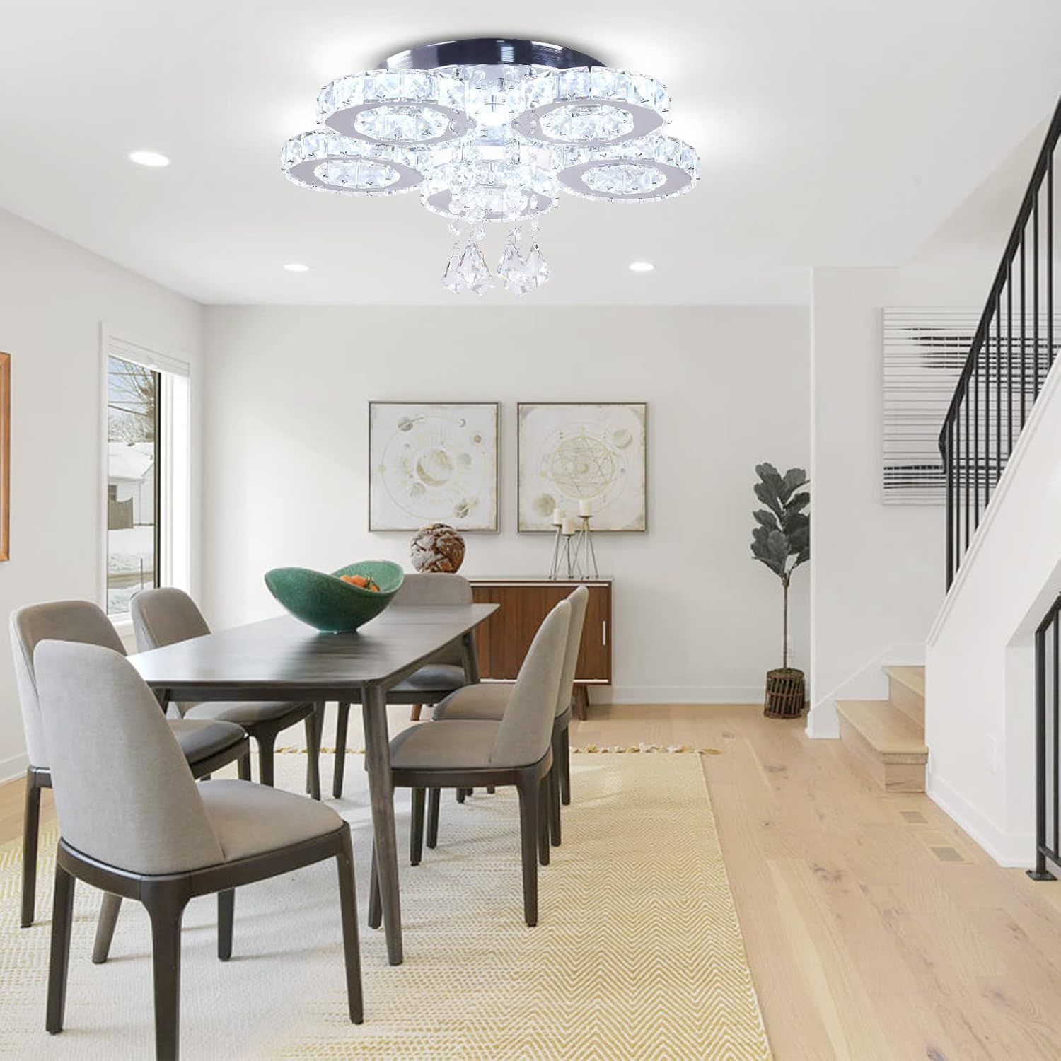 Luxury LED Crystal Glass Chandelier Norenza