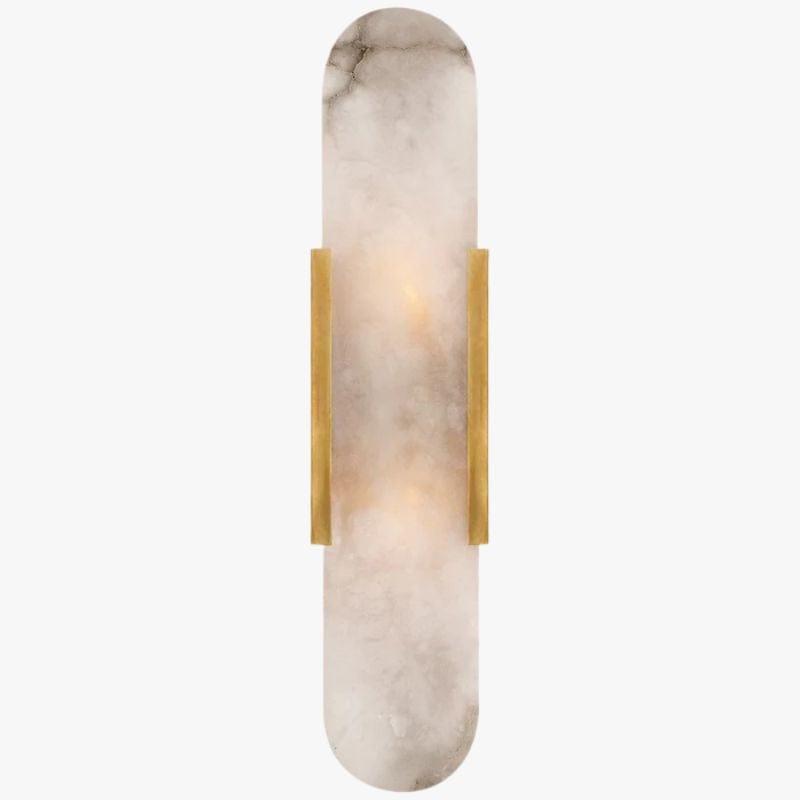Luxury Long Marble LED Wall Sconce Gold Norenza