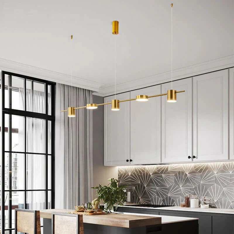 Luxury Metal LED Pendant Light - Sleek Long Design Norenza