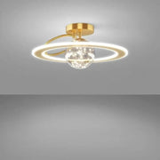 Luxury Modern LED Chandelier with Gold Glass Spheres Gold Norenza