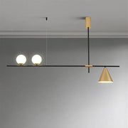 Magic Cone and Ball Design Pendant Light Gold Norenza