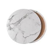 Marble Coaster (SET OF 2) White Norenza