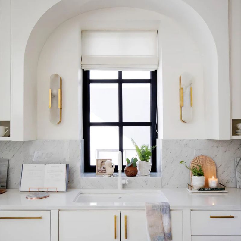 Luxury Long Marble LED Wall Sconce