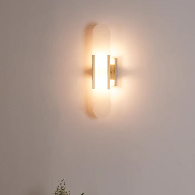 Luxury Long Marble LED Wall Sconce