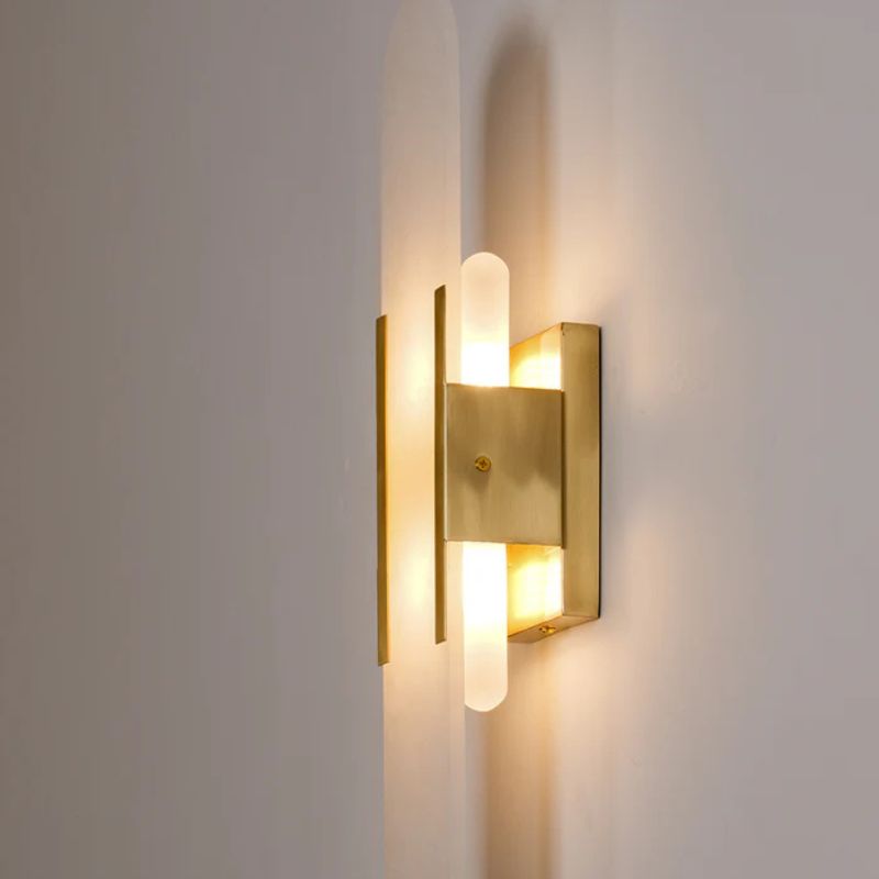 Luxury Long Marble LED Wall Sconce