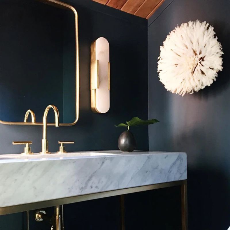 Luxury Long Marble LED Wall Sconce
