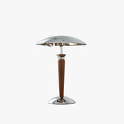 Mid-Century Wood and Metal Table Lamp – Retro Modern Design Norenza