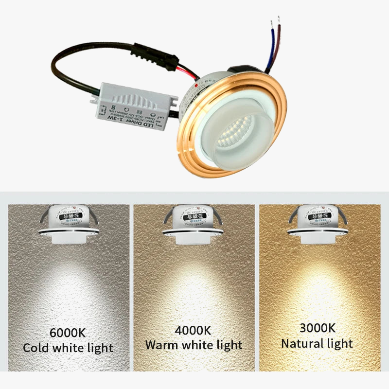 Mini Recessed Decorative Spotlight with Built-in Driver