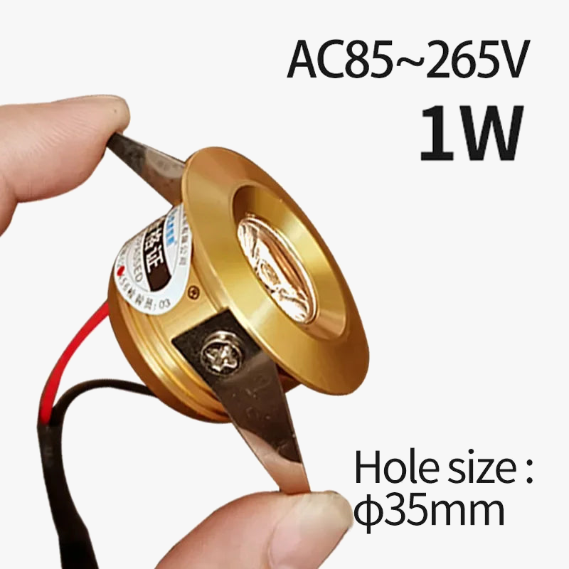 Mini Recessed LED Spot Light for Indoor Use with Driver Included