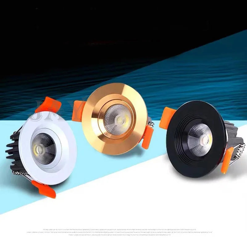 Integrated Mini LED Spotlight for Discreet and Elegant Lighting