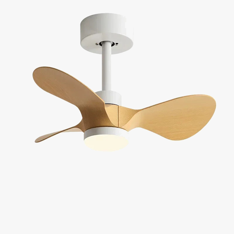 Modern Mini Ceiling Fan with Lights for Kids