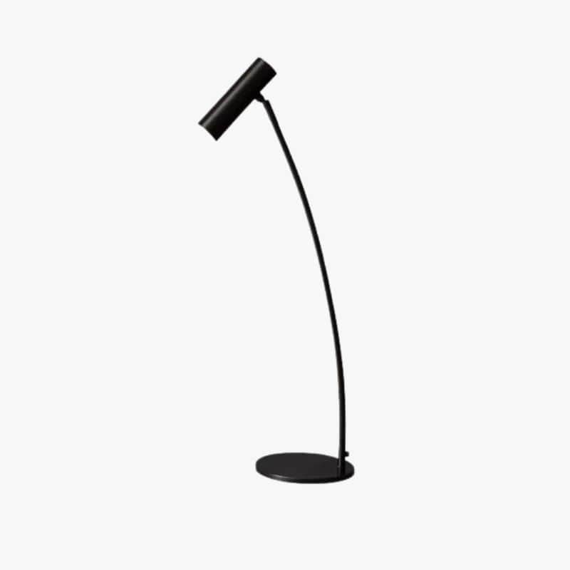 Minimalist Copper Desk Lamp for Reading and Decor Black Norenza