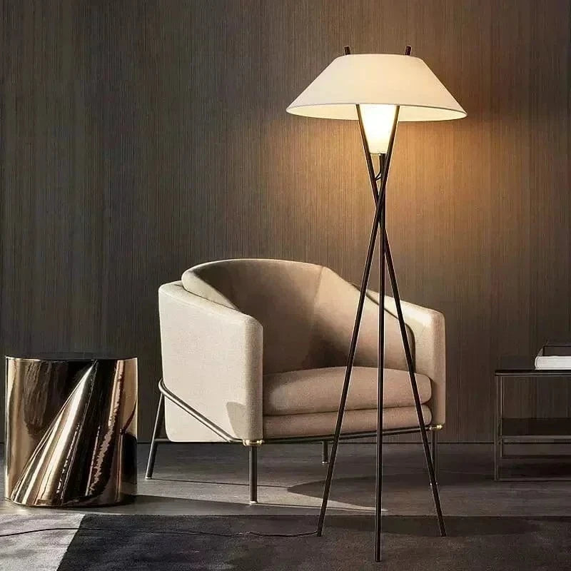 Minimalist Fabric Floor Lamp for Contemporary Interiors Norenza