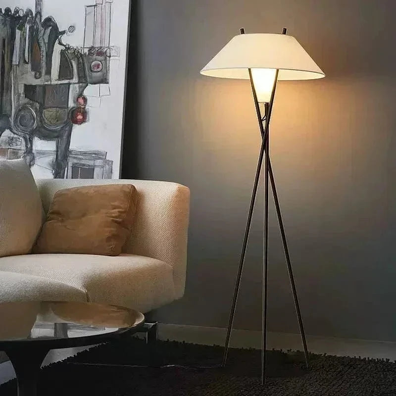 Minimalist Fabric Floor Lamp for Contemporary Interiors Norenza