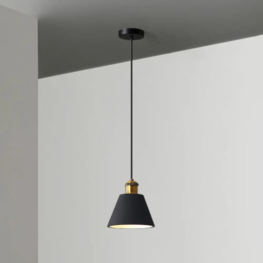 Metal LED Suspension Light with Minimalist Loft Shade