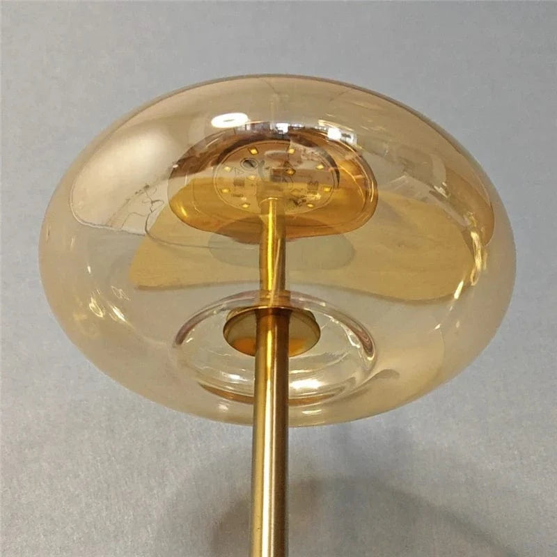 Minimalist Glass Floor Lamp for Modern Interiors Norenza