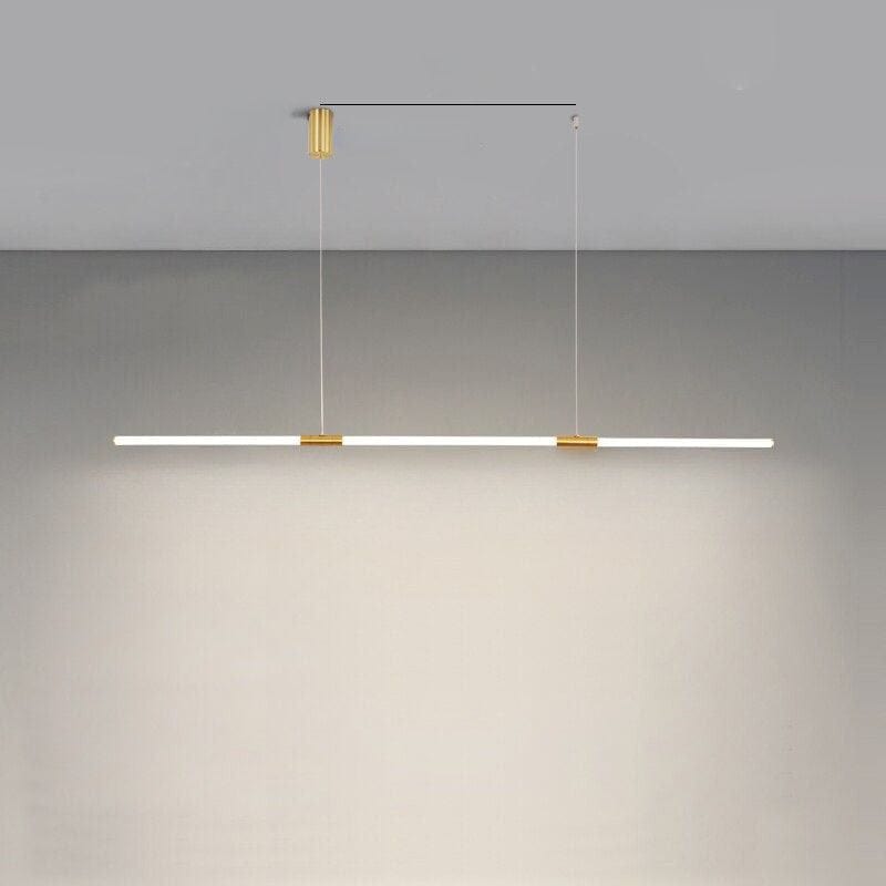 Minimalist Gold LED Chandelier Design by Nevy 41" (104 cm) Norenza