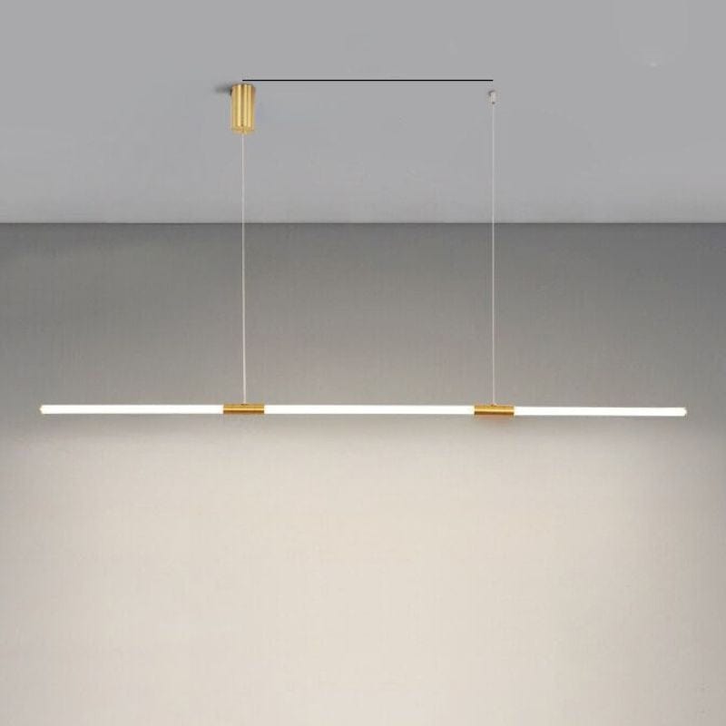 Minimalist Gold LED Chandelier Design by Nevy 57.9" (147 cm) Norenza