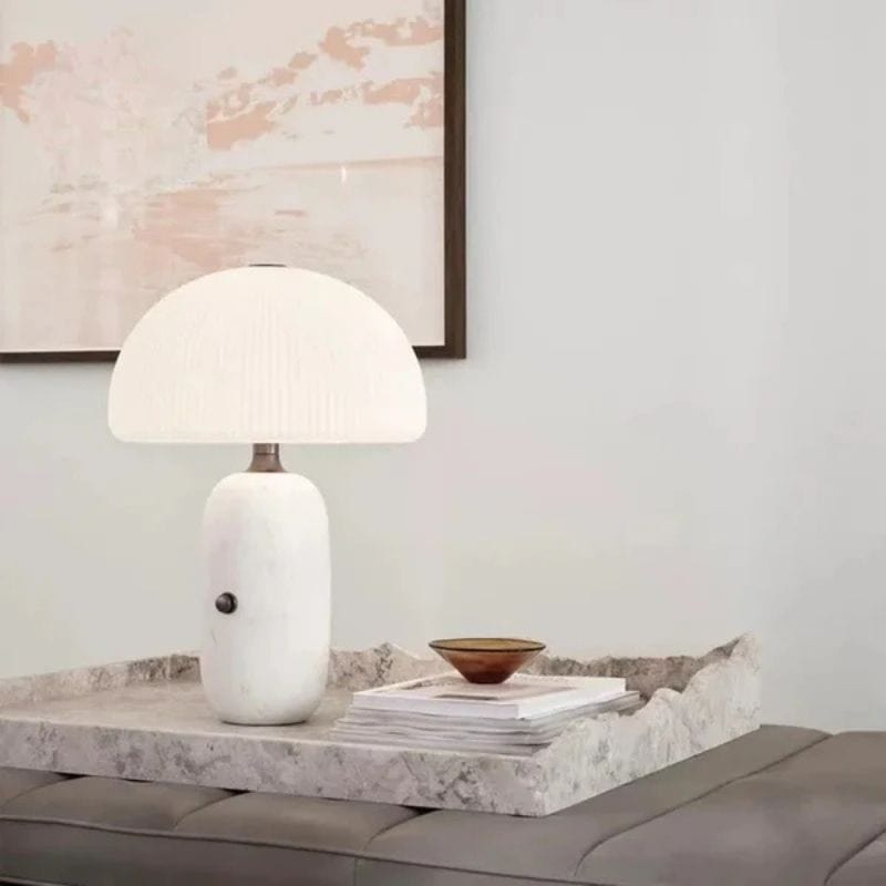 Minimalist Marble Desk Lamp with LED Lighting Norenza