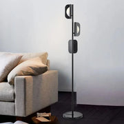 Minimalist Marble Floor Lamp for Modern Interior Decor Black Norenza