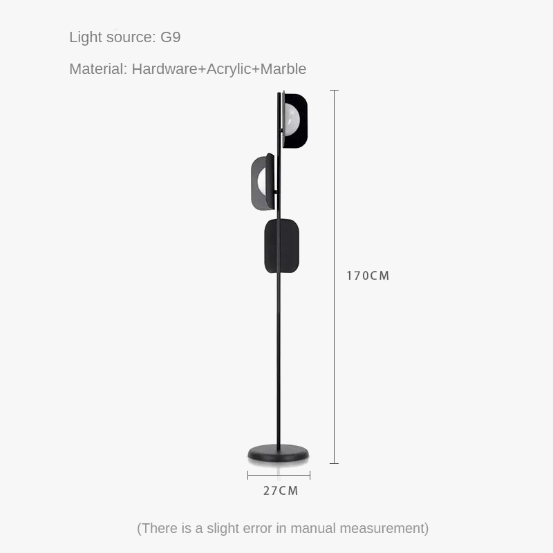 Minimalist Marble Floor Lamp for Modern Interior Decor Norenza