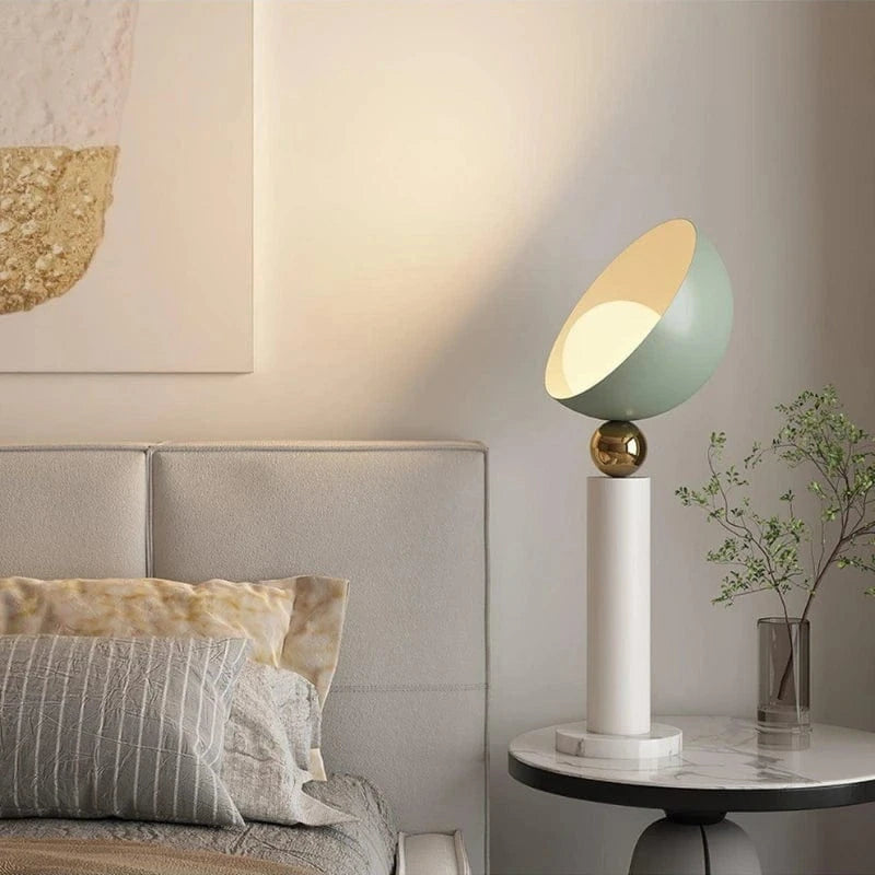 Minimalist Nightstand Lamp for a Modern and Elegant Interior Green / Table lamp Norenza
