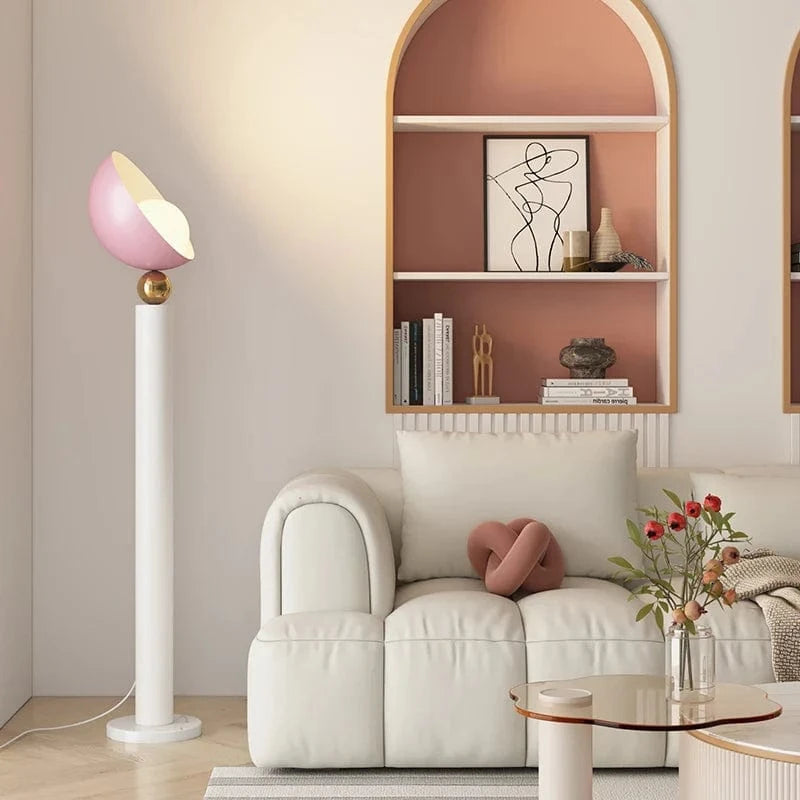 Minimalist Nightstand Lamp for a Modern and Elegant Interior Pink / Floor lamp Norenza