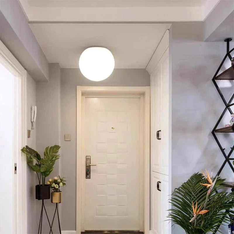 Minimalist Nordic Design Glass LED Ceiling Light Norenza