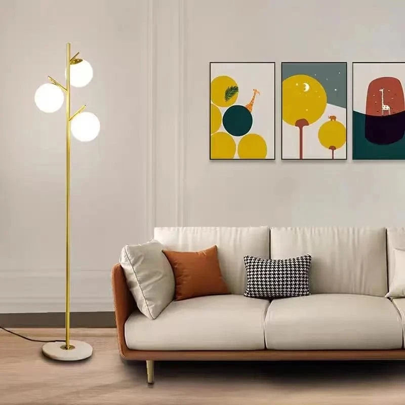Minimalist Round LED Floor Lamps E27 Norenza