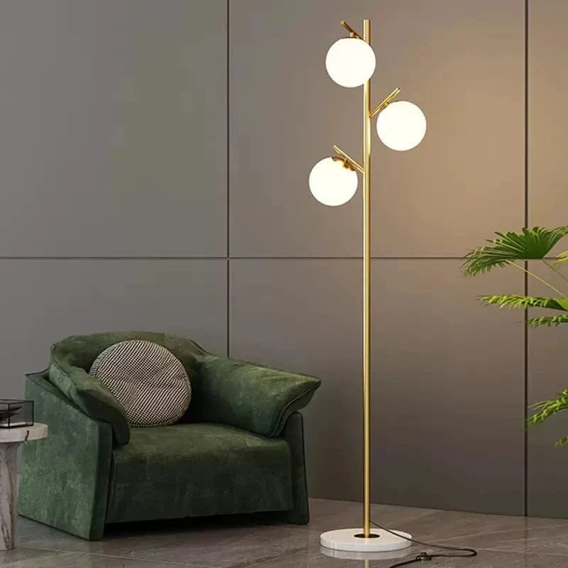 Minimalist Round LED Floor Lamps E27 Norenza