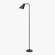 Minimalist Scandinavian LED Floor Lamp for Indoor Decor Black Norenza
