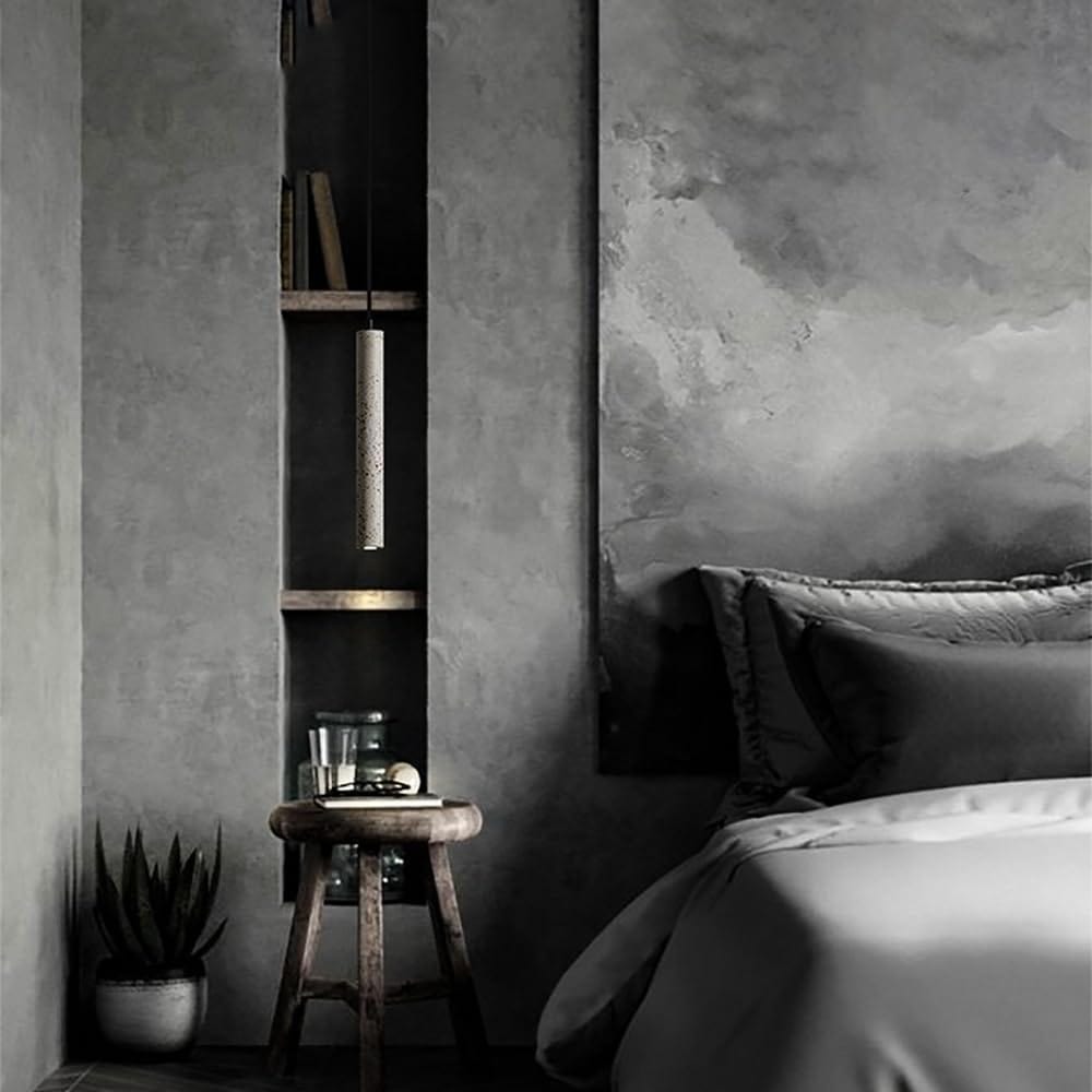 Minimalist Terrazzo Pendant Light for Dining Room or Bedroom Norenza