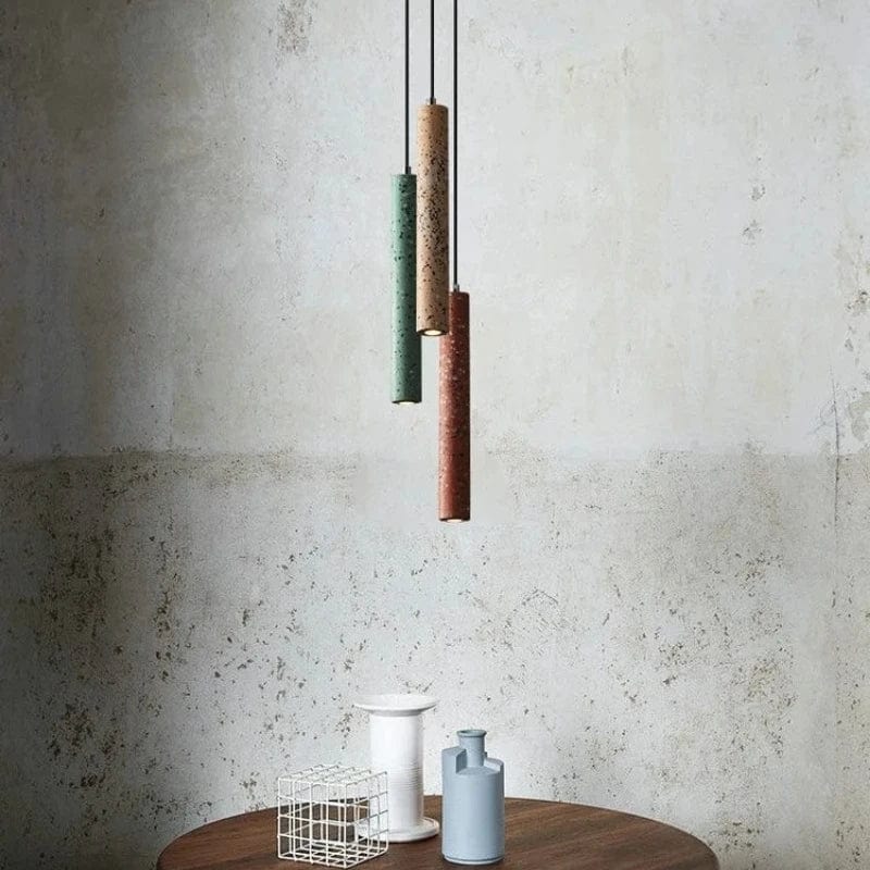 Minimalist Terrazzo Pendant Light for Dining Room or Bedroom Norenza