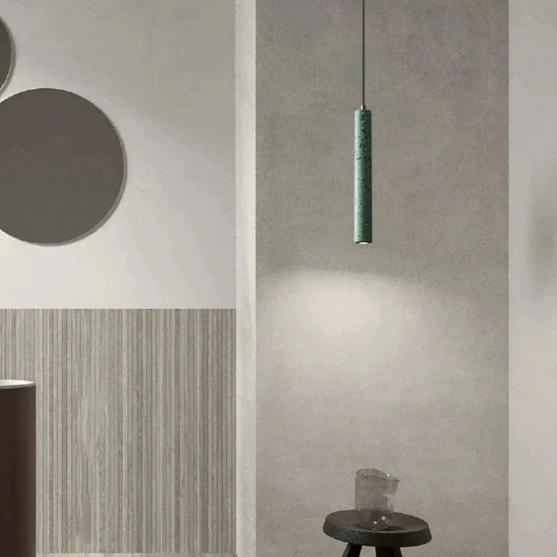 Minimalist Terrazzo Pendant Light for Dining Room or Bedroom Norenza