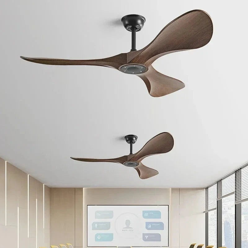 Modern 3-Blade Ceiling Fan with Light and Remote Control Norenza