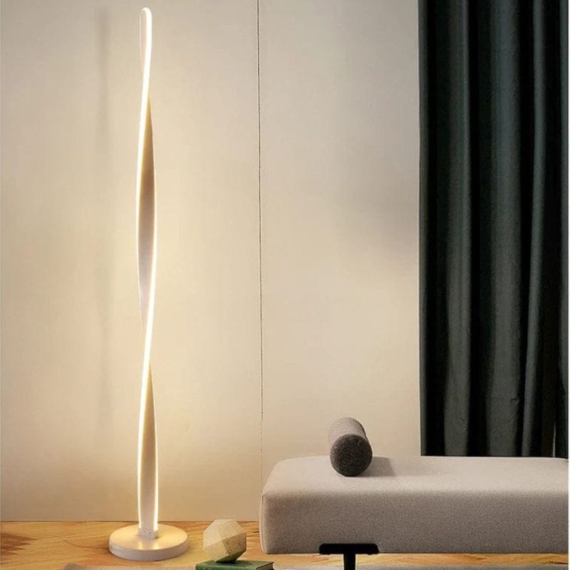 Modern Aluminum Floor Lamp with Dimmable Brightness for Home Decor Norenza