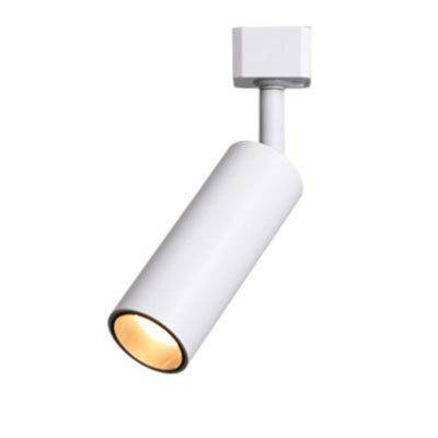 Modern Aluminum LED Cylinder Spot Light Rail White Norenza