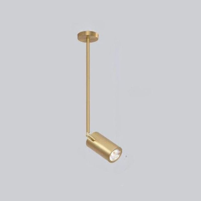Modern Aluminum LED Cylinder Spotlight Gold / 1 light Norenza