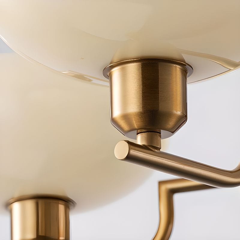 Modern Art Deco Glass Pendant Light in Bauhaus Design Norenza