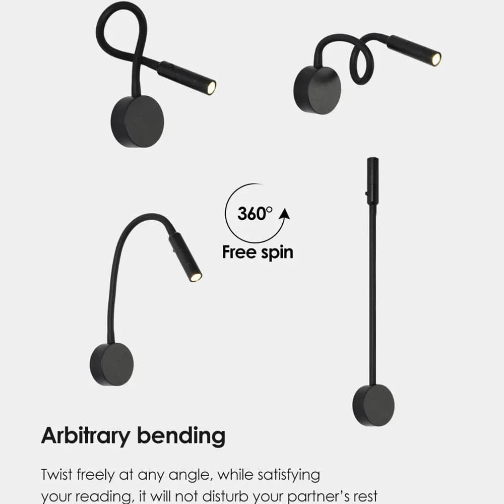 Modern Bedside Lamp for Nighttime Reading and Work Norenza