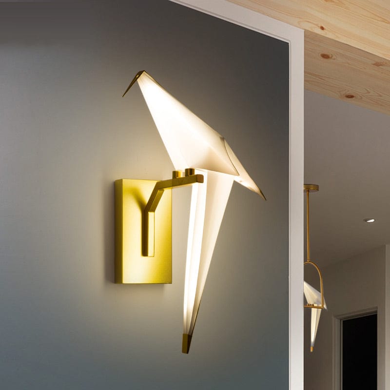 Modern Bird Design Wall Sconce Norenza