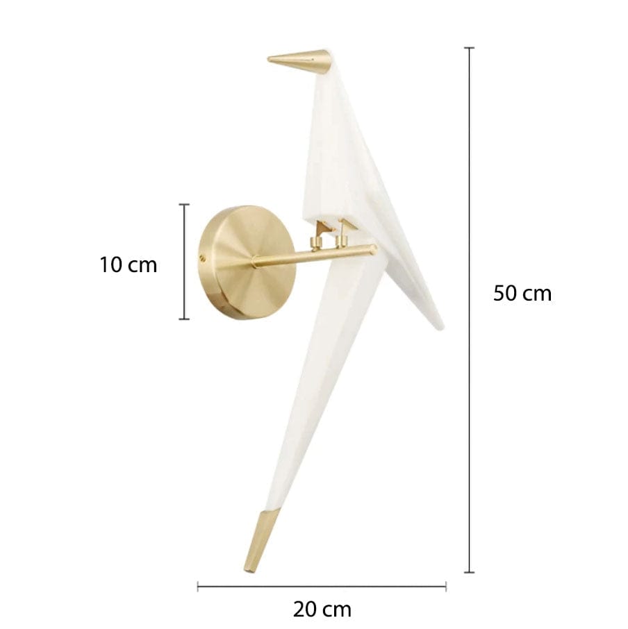 Modern Bird Design Wall Sconce Norenza