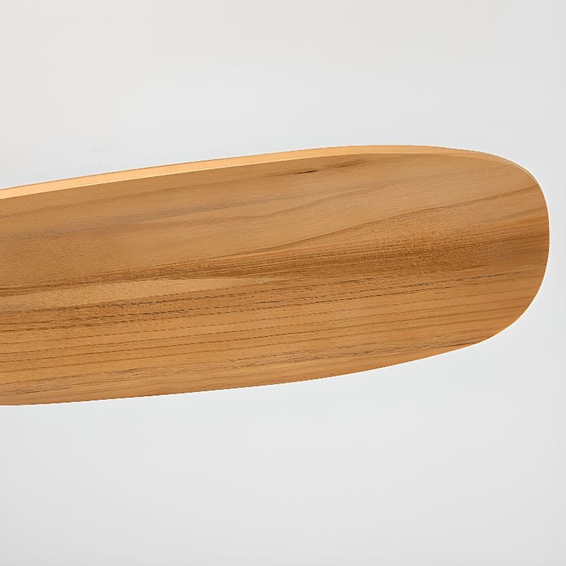 Modern Ceiling Fan with Remote, Adjustable LED Light Norenza