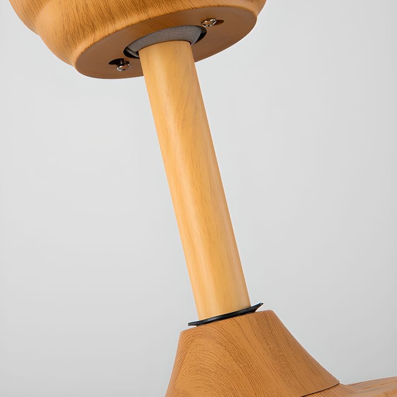 Modern Ceiling Fan with Remote, Adjustable LED Light Norenza