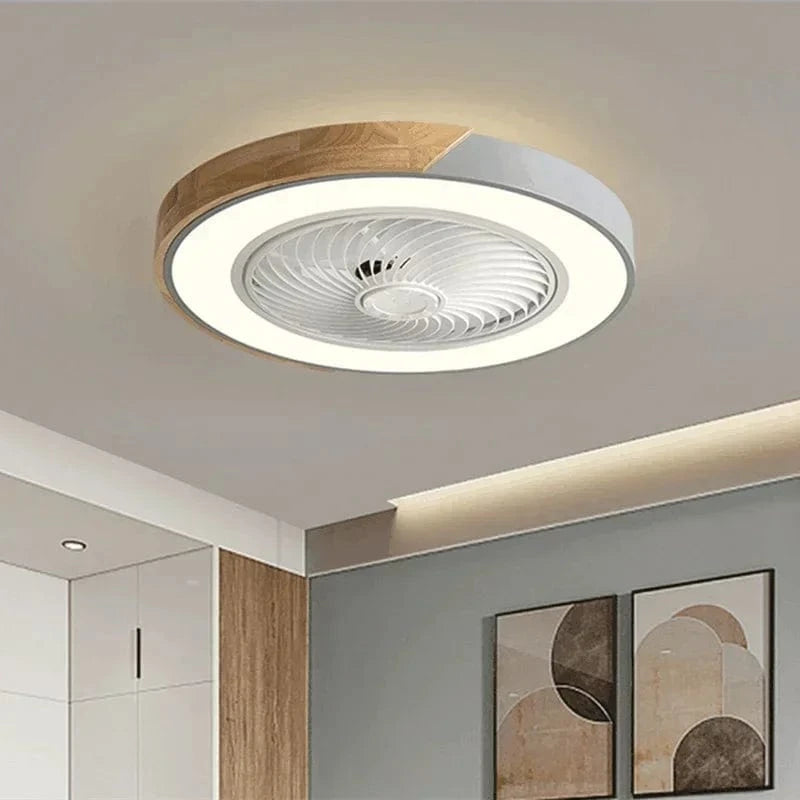 Modern Ceiling Fan with Remote Control and Elegant Light Norenza