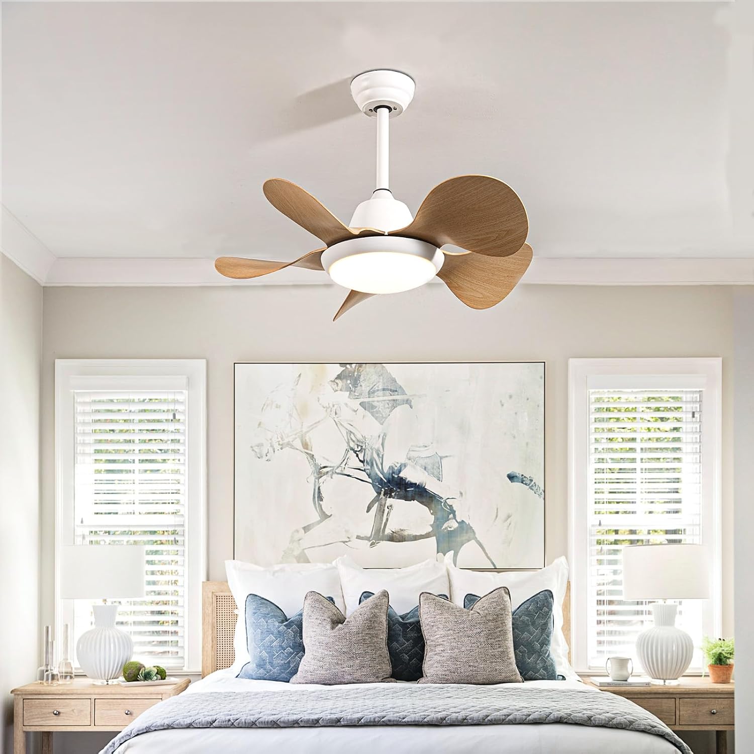 Modern Ceiling Fan with Remote Control for Home Norenza